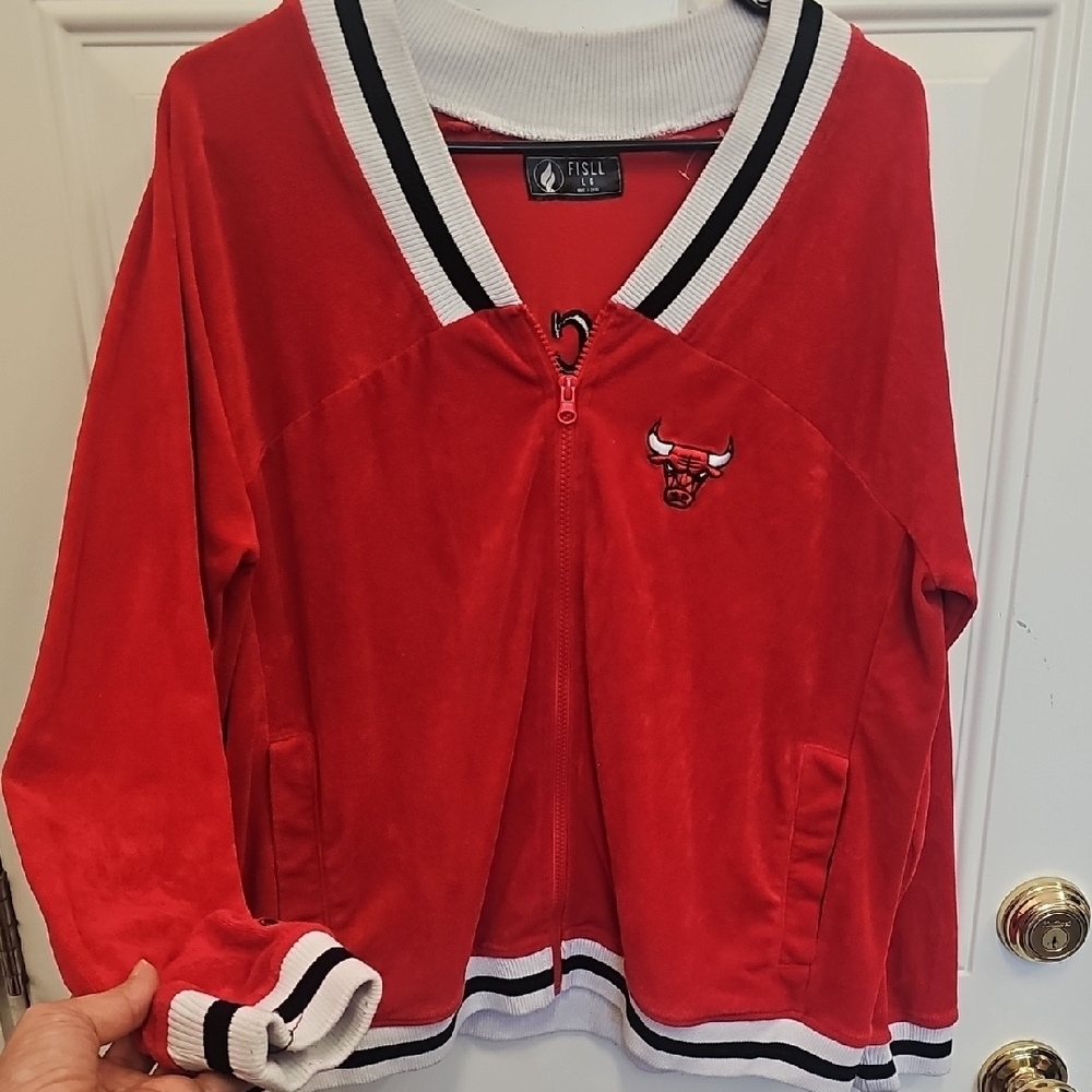Nba, Set, Tracksuit, Sports, Unisex, Red, Bulls, Chicago, Casual, Festival, Men